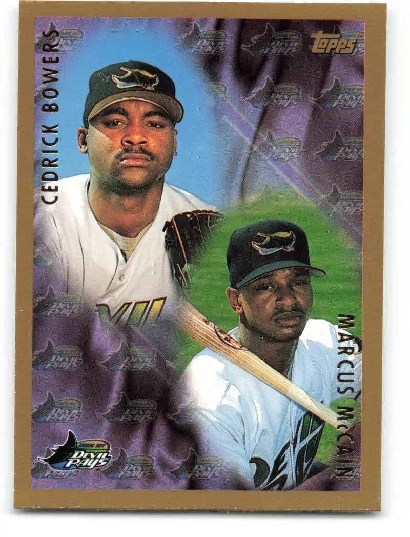 1998 Topps #501 Cedrick Bowers/Marcus McCain NM-MT Tampa Bay Devil Rays Baseball Card - Baseball Card Single