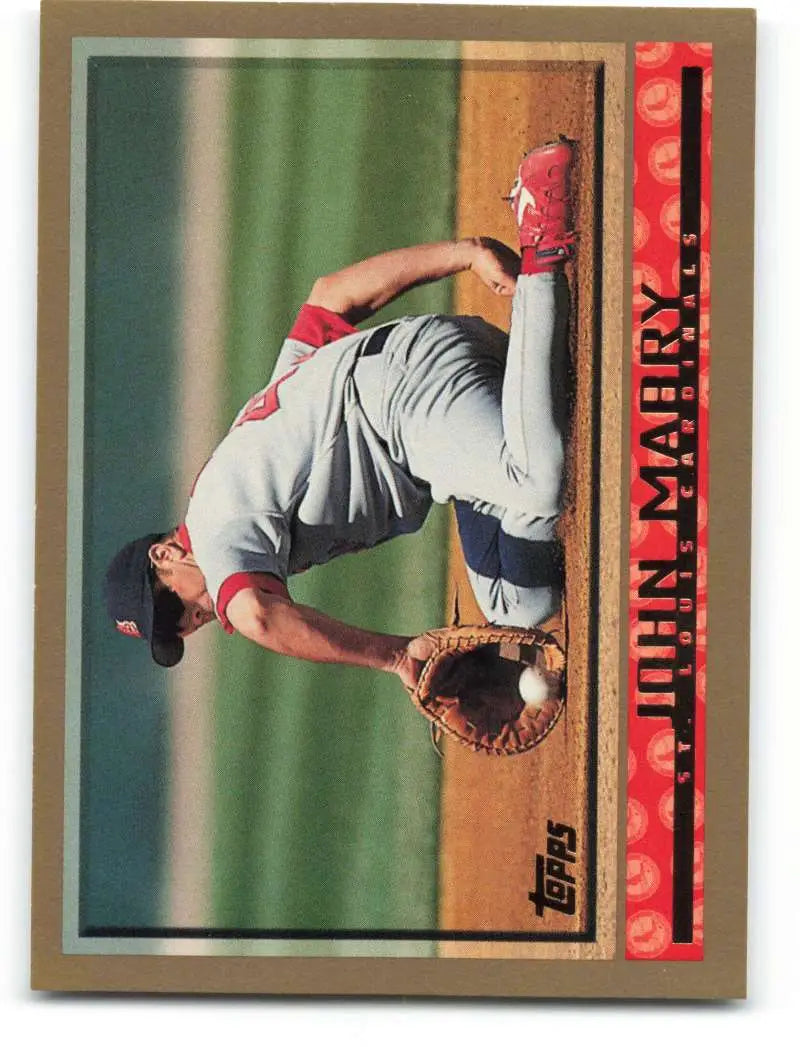 1998 Topps #56 John Mabry NM-MT St. Louis Cardinals Baseball Card - Baseball Card Single