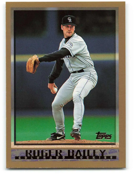1998 Topps #63 Roger Bailey NM-MT Colorado Rockies Baseball Card - Baseball Card Single
