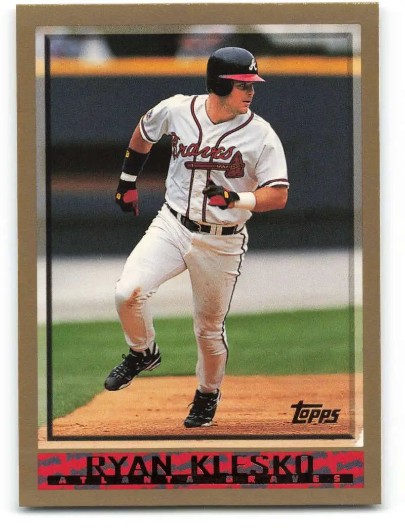 1998 Topps #65 Ryan Klesko NM-MT Atlanta Braves Baseball Card - Baseball Card Single