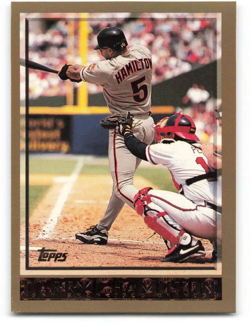 1998 Topps #66 Darryl Hamilton NM-MT San Francisco Giants Baseball Card - Baseball Card Single