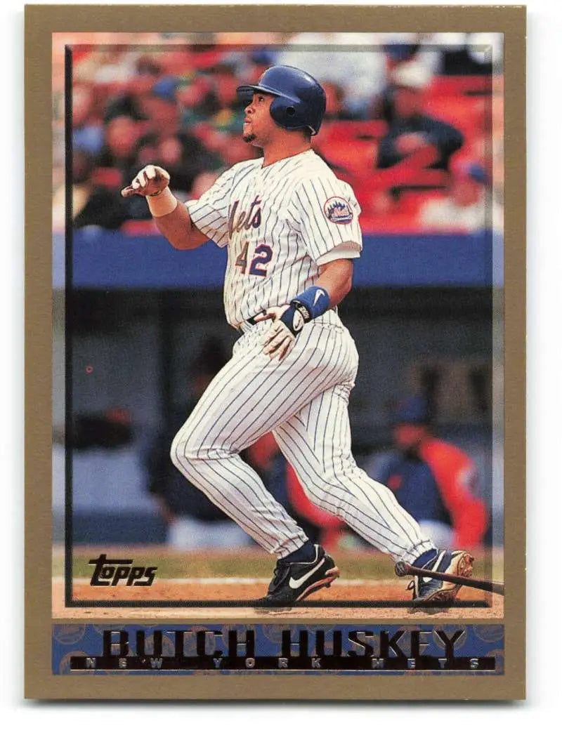 1998 Topps #68 Butch Huskey NM-MT New York Mets Baseball Card - Baseball Card Single