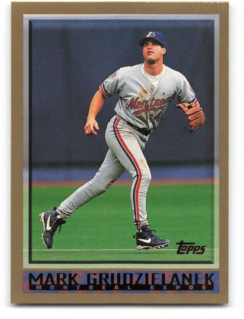 1998 Topps #69 Mark Grudzielanek NM-MT Montreal Expos Baseball Card - Baseball Card Single