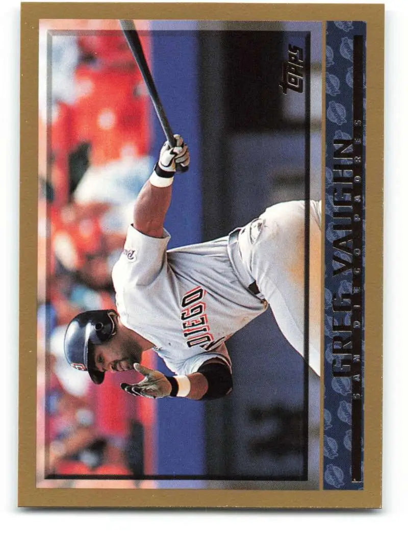 1998 Topps #77 Greg Vaughn NM-MT San Diego Padres Baseball Card - Baseball Card Single