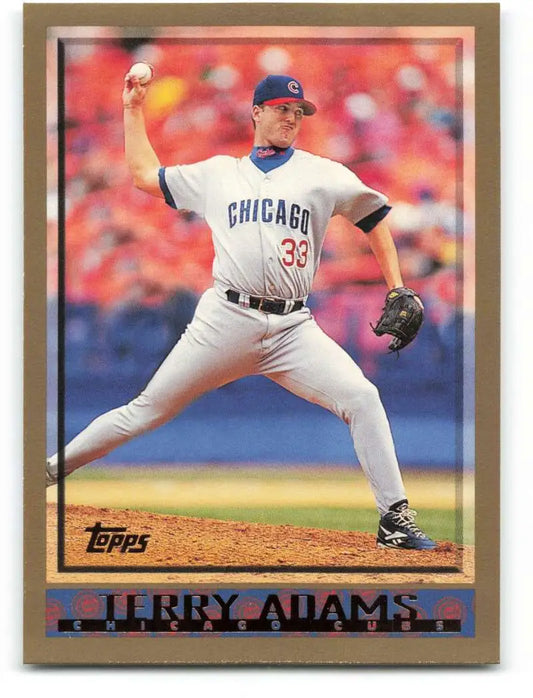 1998 Topps #78 Terry Adams NM-MT Chicago Cubs Baseball Card - Baseball Card Single
