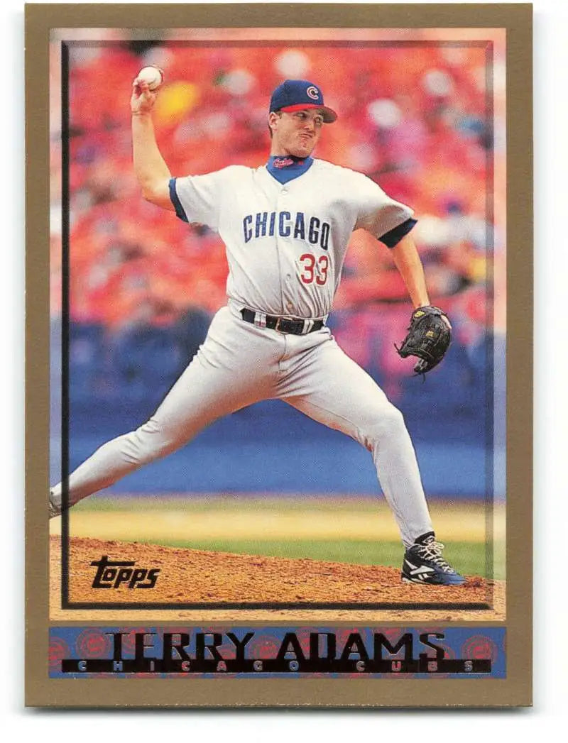 1998 Topps #78 Terry Adams NM-MT Chicago Cubs Baseball Card - Baseball Card Single