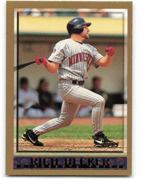 1998 Topps #82 Rich Becker NM-MT Minnesota Twins Baseball Card - Baseball Card Single