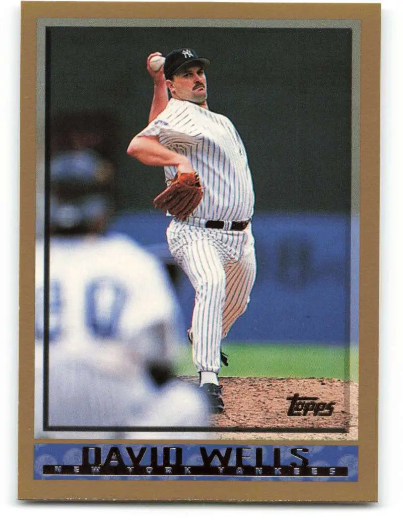 1998 Topps #83 David Wells NM-MT New York Yankees Baseball Card - Baseball Card Single