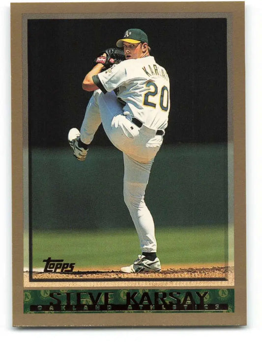 1998 Topps #84 Steve Karsay NM-MT Oakland Athletics Baseball Card - Baseball Card Single