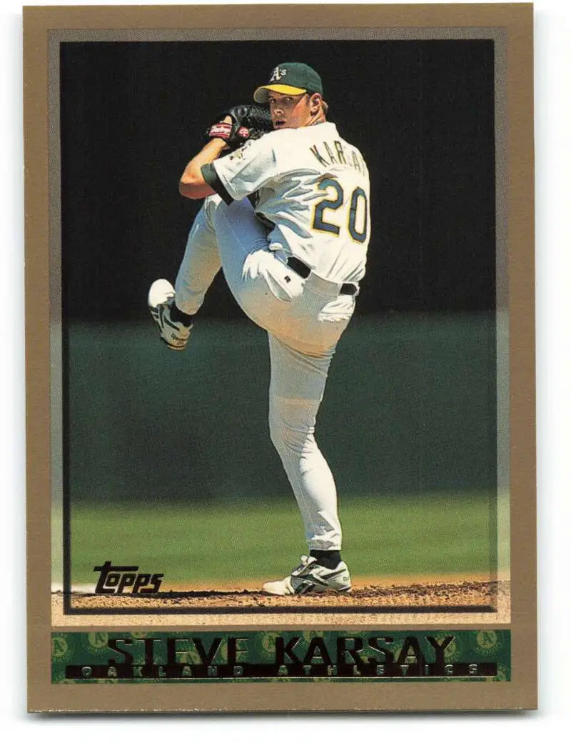 1998 Topps #84 Steve Karsay NM-MT Oakland Athletics Baseball Card - Baseball Card Single