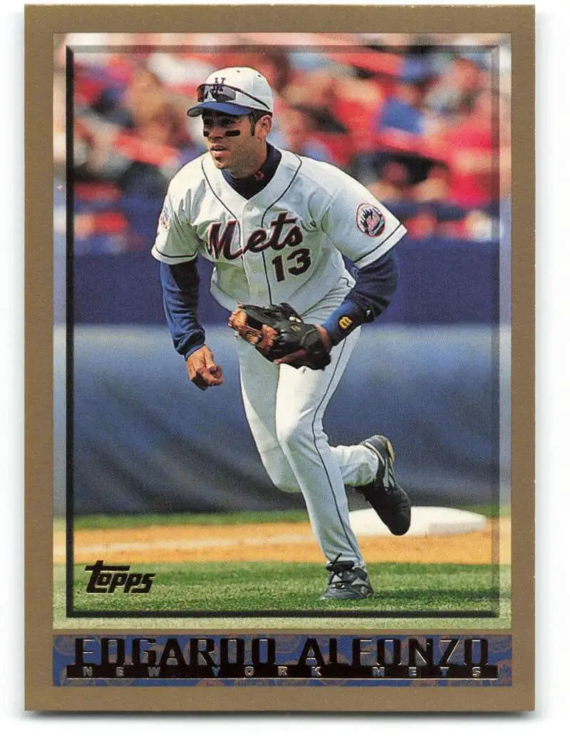 1998 Topps #89 Edgardo Alfonzo NM-MT New York Mets Baseball Card - Baseball Card Single