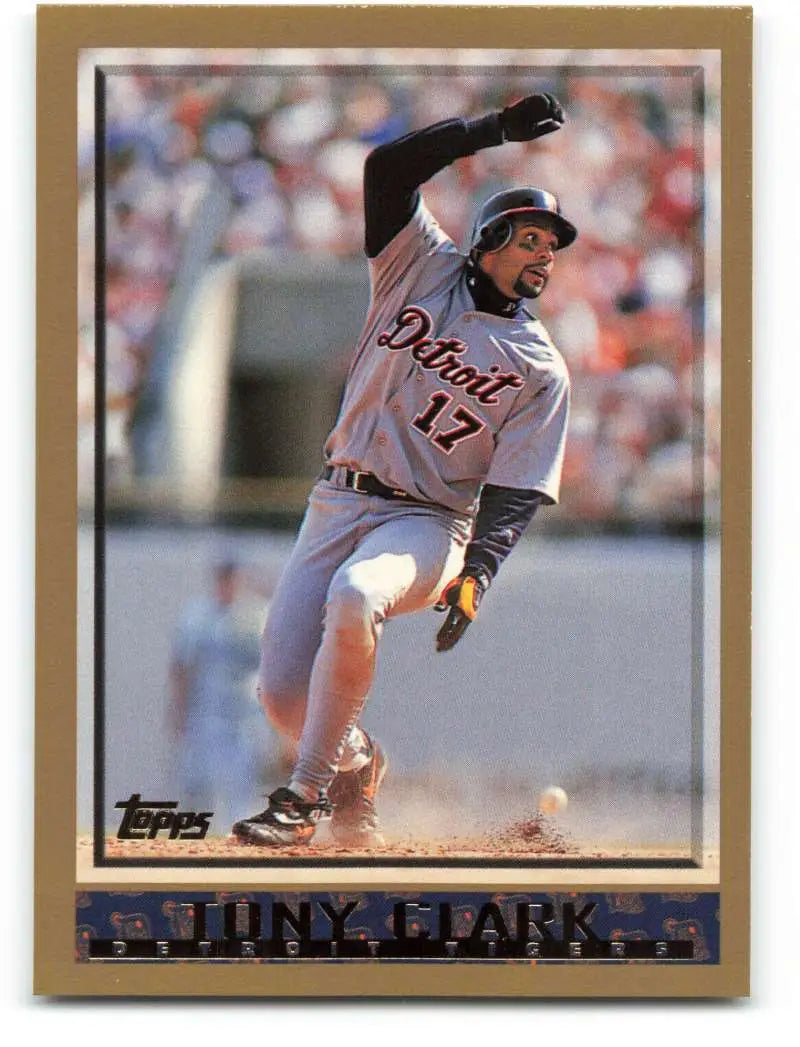 1998 Topps #9 Tony Clark NM-MT Detroit Tigers Baseball Card - Baseball Card Single