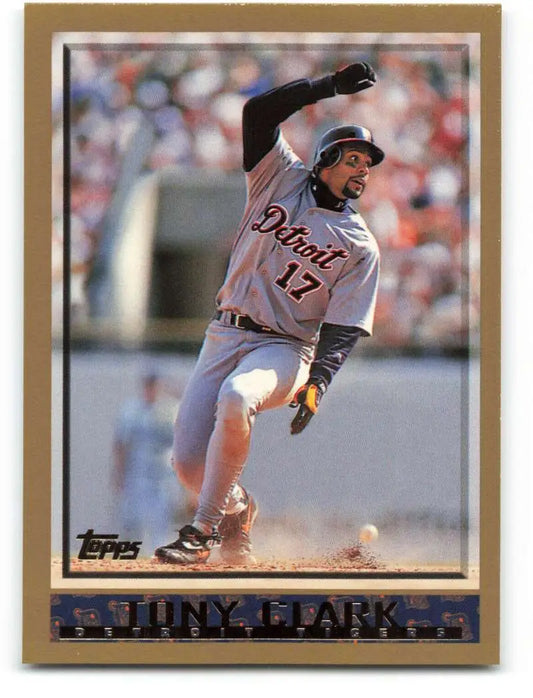 1998 Topps #9 Tony Clark NM-MT Detroit Tigers Baseball Card - Baseball Card Single