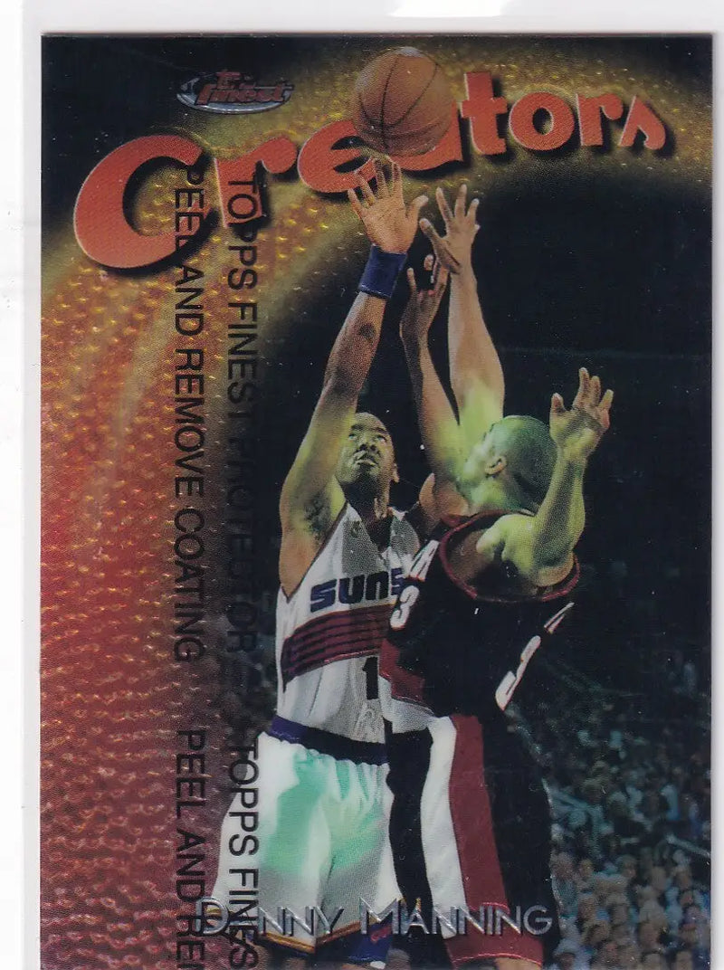 1998 TOPPS FINEST #194 DANNY MANNING CREATION- PHEONIX SUNS - Basketball Card Single