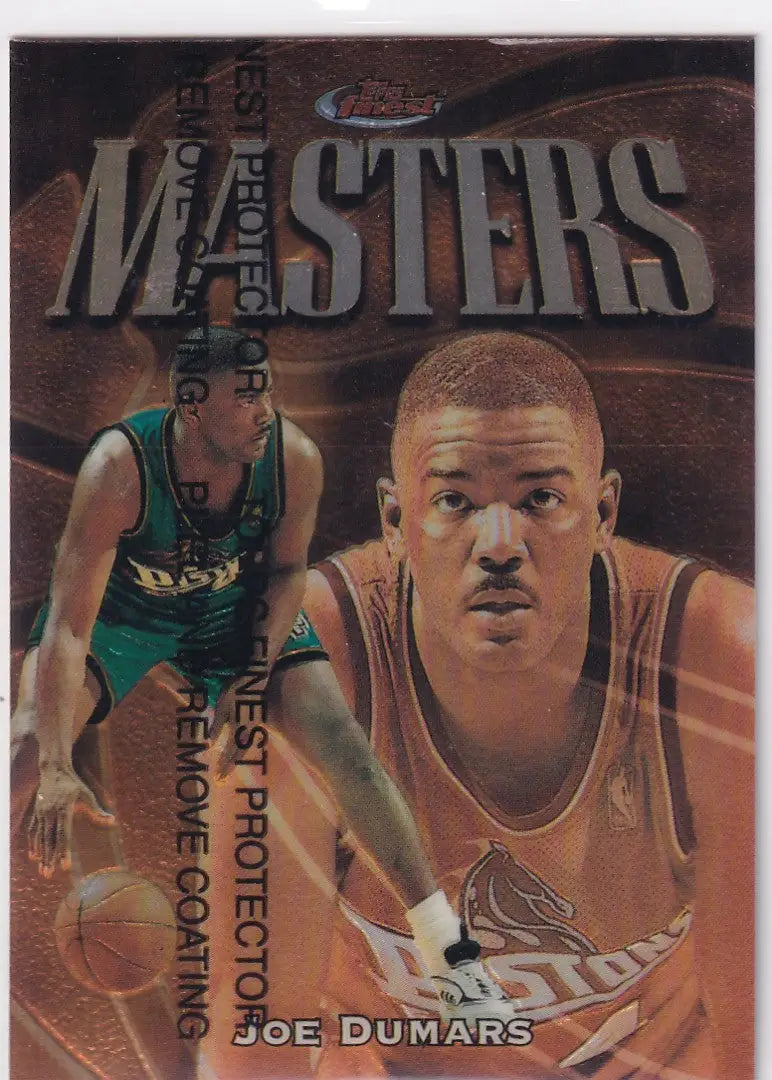 1998 TOPPS FINEST #269 JOE DUMARS MASTERS- DETROIT PISTONS - Basketball Card Single