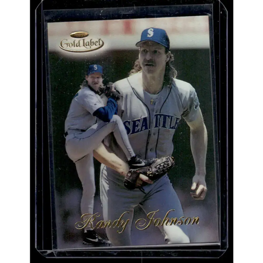 1998 Topps Gold Label #8 Randy Johnson EX/NM Seattle Mariners Baseball Card - Baseball Card Single