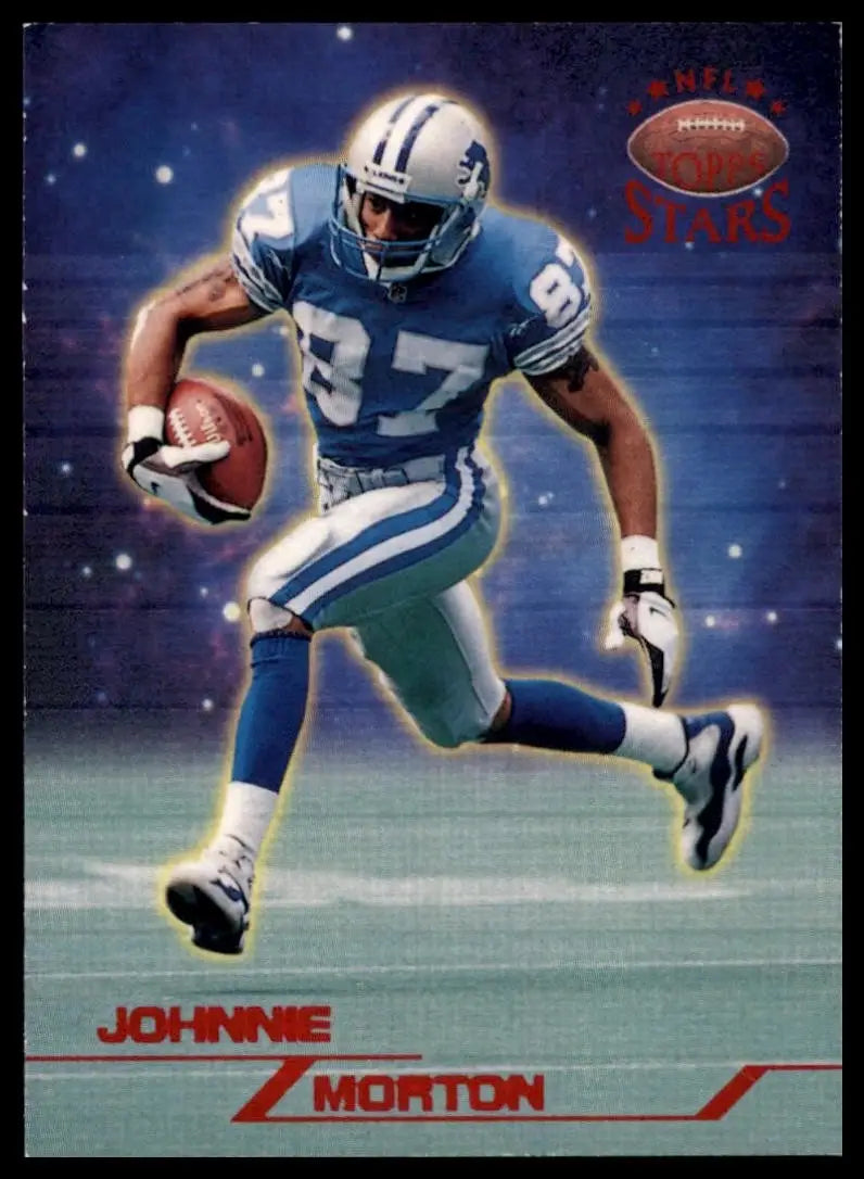 Football card featuring a blue and white Indianapolis Colts jersey with number 37