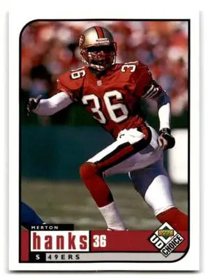 1998 UD Choice #161 Merton Hanks - Football Card Single