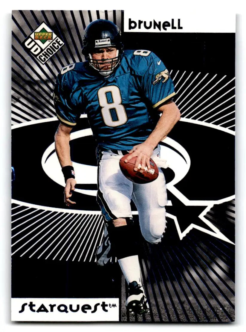 1998 UD Choice #SR18 Mark Brunell / Jerome Pathon StarQuest/RookQuest Blue - Football Card Single
