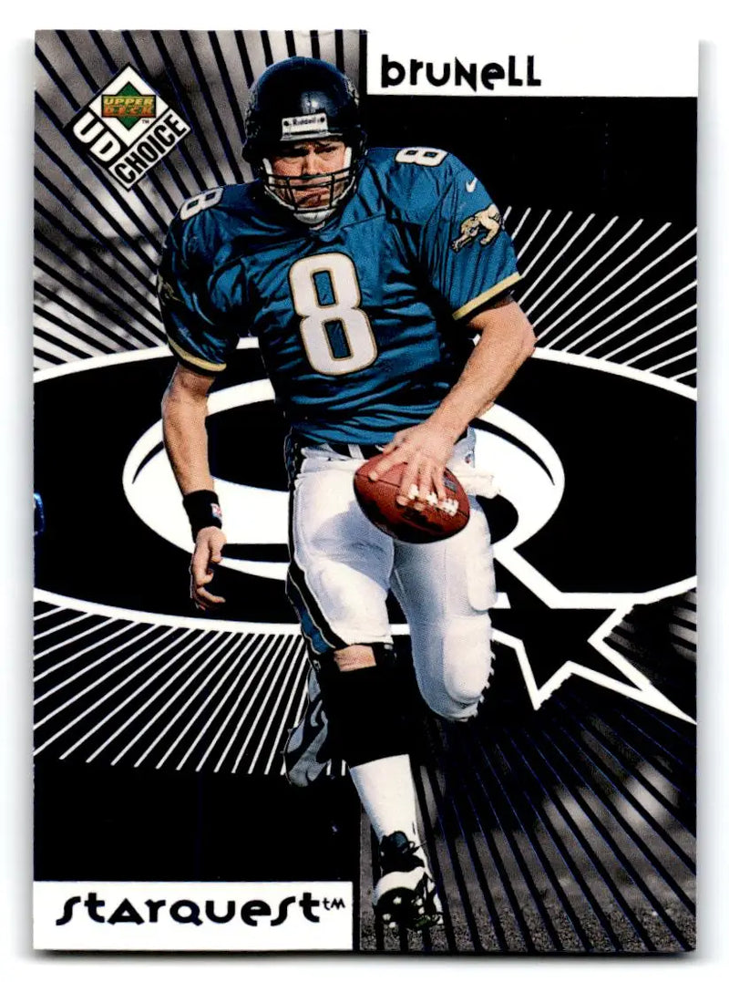 1998 UD Choice #SR18 Mark Brunell / Jerome Pathon StarQuest/RookQuest Blue - Football Card Single