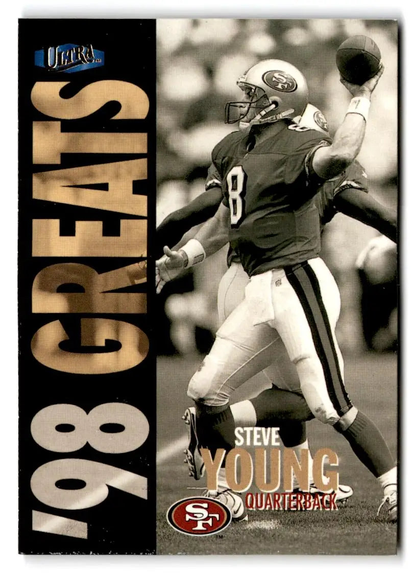1998 1998 Ultra #380 Steve Young San Francisco 49ers FOOTBALL Cards - Football Card Single