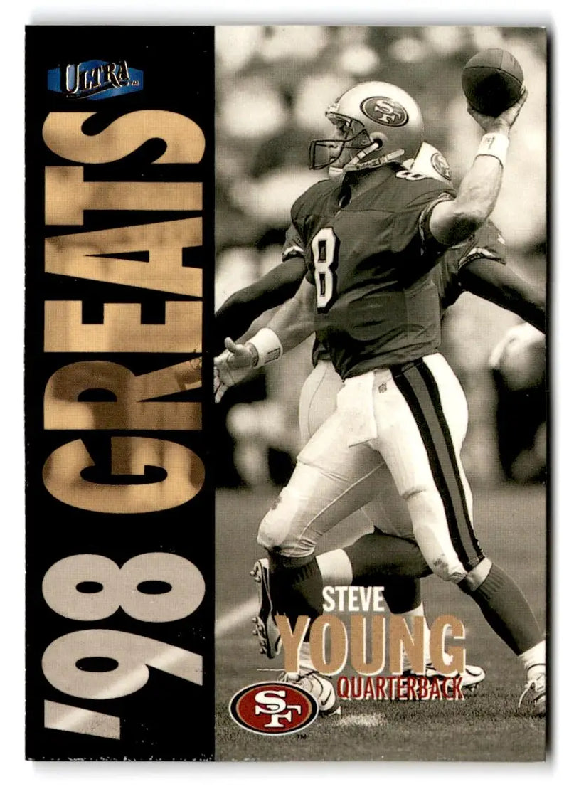1998 1998 Ultra #380 Steve Young San Francisco 49ers FOOTBALL Cards - Football Card Single