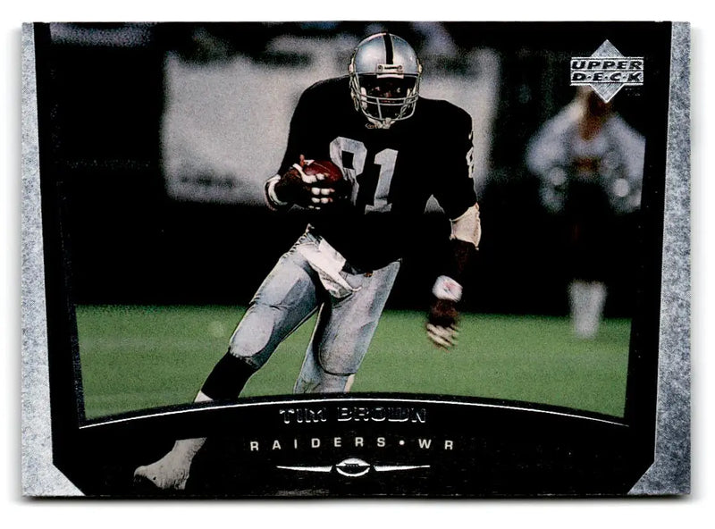 1998 Upper Deck #184 Tim Brown - Football Card Single