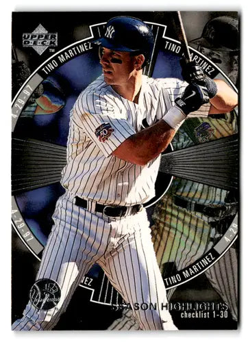 1998 Upper Deck #244 Tino Martinez NM Near Mint Yankees SH ID:82563 - Baseball Card Single
