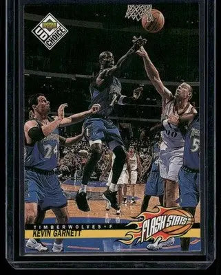 1998 Upper Deck Choice Flash Stats Kevin Garnett #171 Basketball