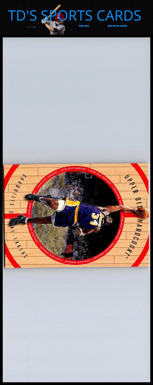 1998 Upper Deck Hardcourt #53 Shaquille O’Neal Home Court Advantage basketball card