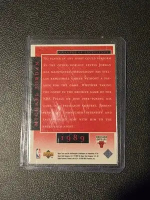 1998 Upper Deck Michael Jordan Career Collection #17 Michael Jordan