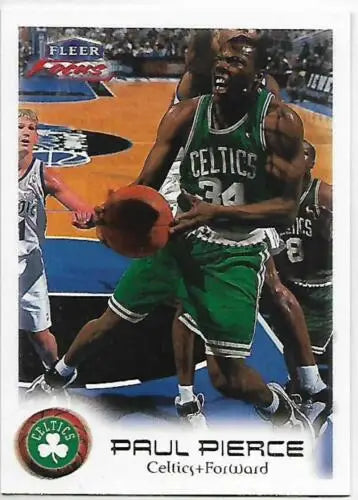 1999-00 Fleer Focus #16 Paul Pierce basketball card with original gloss, NM-MT condition