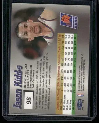 1999-00 Fleer Mystique Jason Kidd #98 Basketball - Basketball Card Single