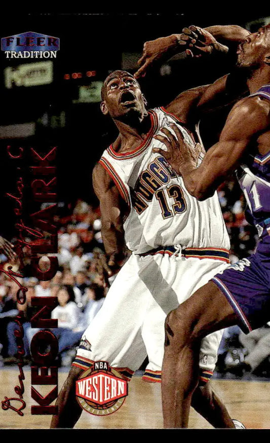 1999-00 Fleer Tradition #43 Keon Clark Base Denver Nuggets - Basketball Card Single