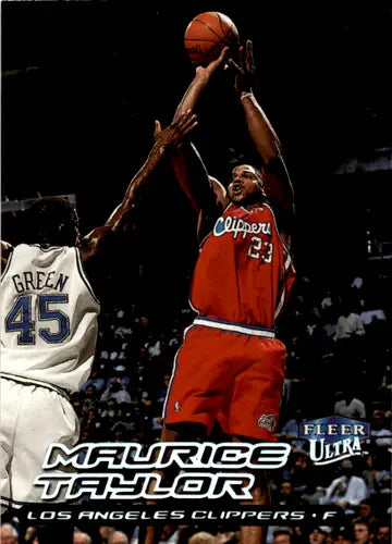 1999-00 Fleer Ultra #103 Maurice Taylor NM Near Mint Clippers ID:46011 - Basketball Card Single