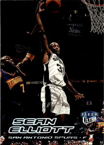 1999-00 Fleer Ultra #121 Sean Elliott NM Near Mint Spurs ID:46003 - Basketball Card Single