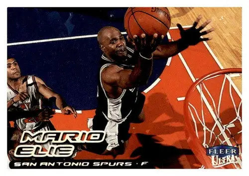 Original gloss Mario Elie basketball card from Fleer Ultra 1999-00 Spurs collection