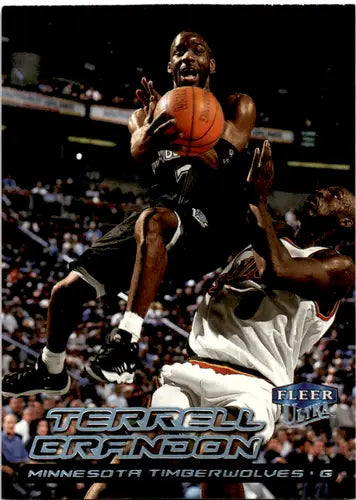1999-00 Fleer Ultra #68 Terrell Brandon NM Near Mint Timberwolves ID:45999 - Basketball Card Single