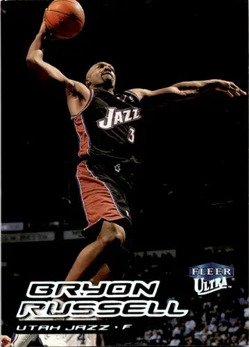 1999-00 Fleer Ultra #75 Bryon Russell NM Near Mint Jazz ID:46007 - Basketball Card Single