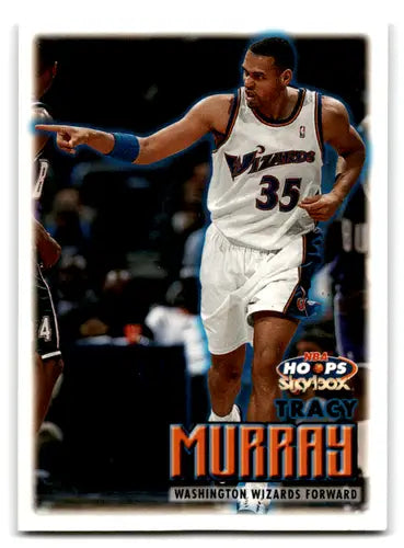 Original gloss Tracy Murray basketball card from 1999-00 Hoops Wizards series