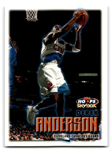 Original gloss Derek Anderson basketball card from 1999-00 Hoops Cavaliers collection
