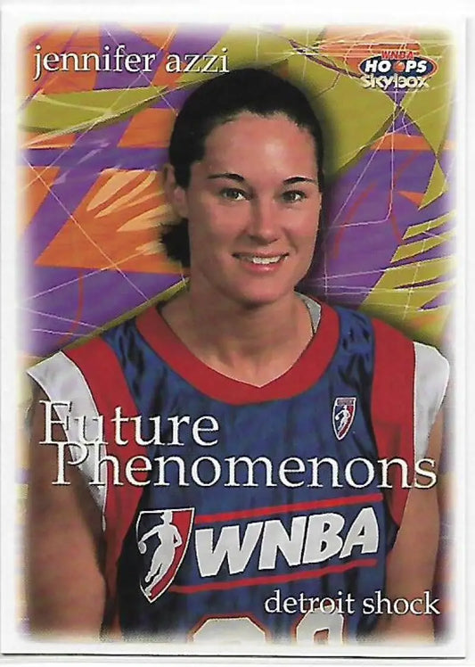 1999-00 Hoops WNBA #104 Jennifer Azzi NM-MT RC Rookie Detroit Shock Basketball Card