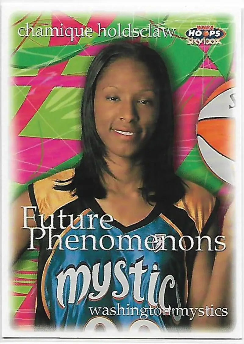 1999-00 Hoops WNBA #105 Chamique Holdsclaw NM-MT RC Rookie Washington Mystics Basketball Card - Basketball Card Single