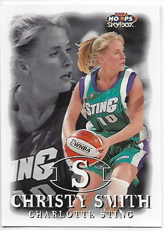 1999-00 Hoops WNBA #16 Christy Smith NM-MT Charlotte Sting Basketball Card