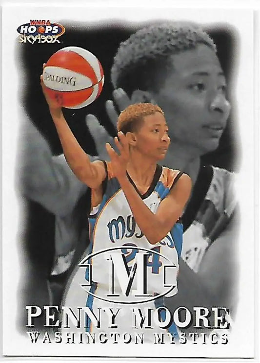 1999-00 Hoops WNBA #17 Penny Moore NM-MT Washington Mystics Basketball Card