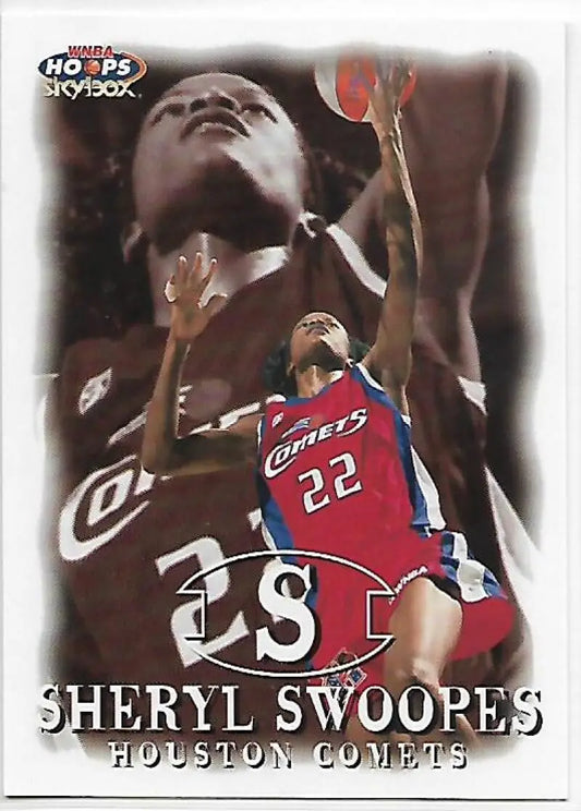1999-00 Hoops WNBA #40 Sheryl Swoopes NM-MT Houston Comets Basketball Card