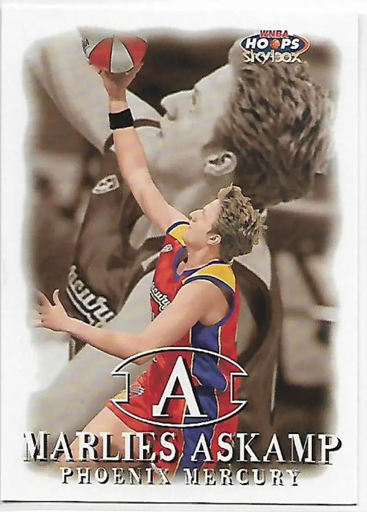 1999-00 Hoops WNBA #43 Marlies Askamp NM-MT RC Rookie Phoenix Mercury Basketball Card