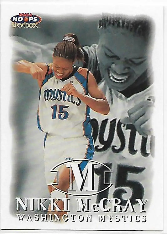 1999-00 Hoops WNBA #45 Nikki McCray NM-MT Washington Mystics Basketball Card