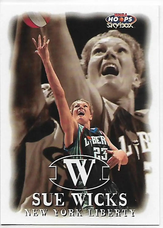 1999-00 Hoops WNBA #54 Sue Wicks NM-MT New York Liberty Basketball Card