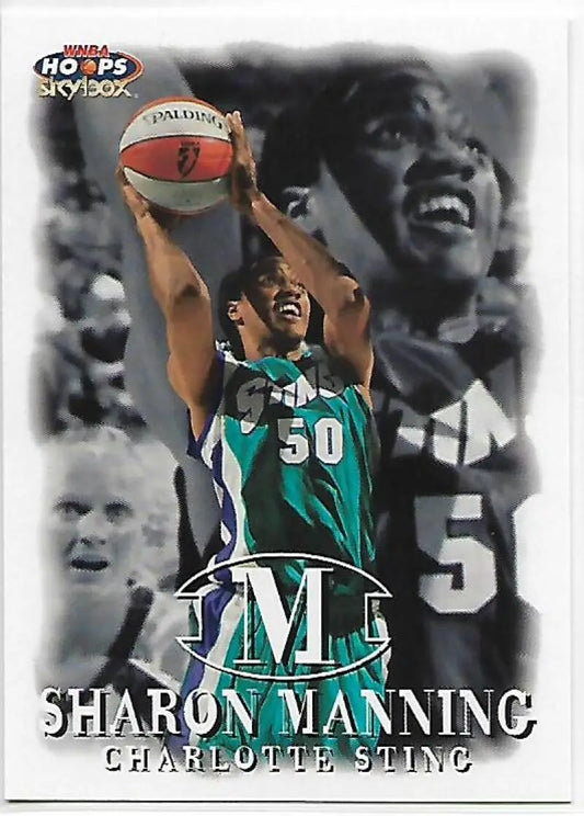 1999-00 Hoops WNBA #56 Sharon Manning NM-MT Charlotte Sting Basketball Card